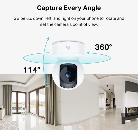 Kasa 2K QHD Security Camera Pan/Tilt, Starlight Sensor for Color Night V… - Picture 3 of 13